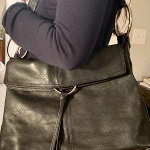 ALFANI Black Leather Purse